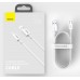 Baseus Superior Series Fast Charging Data Cable USB to Type-C 66W 1M [White]